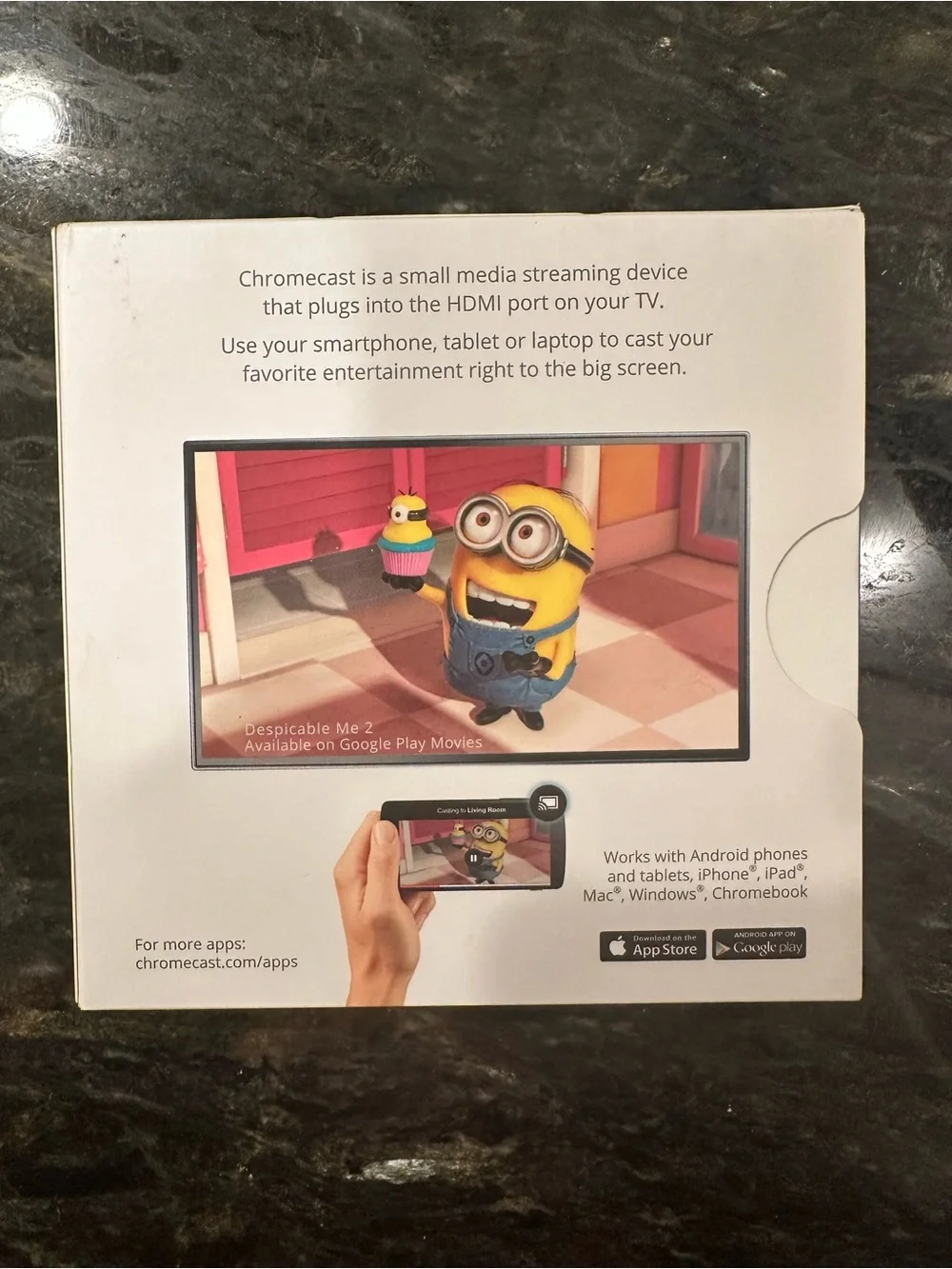 google Chromecast White and Black